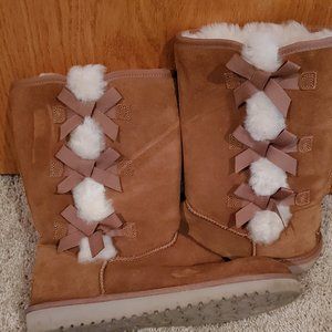 Furry boots
